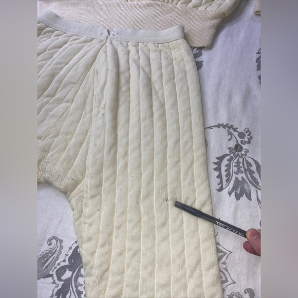 Vintage 1960s IC Penny Pullover
Thermal Insulated Crewneck Top
&Bottom Small - Picture 8 of 10